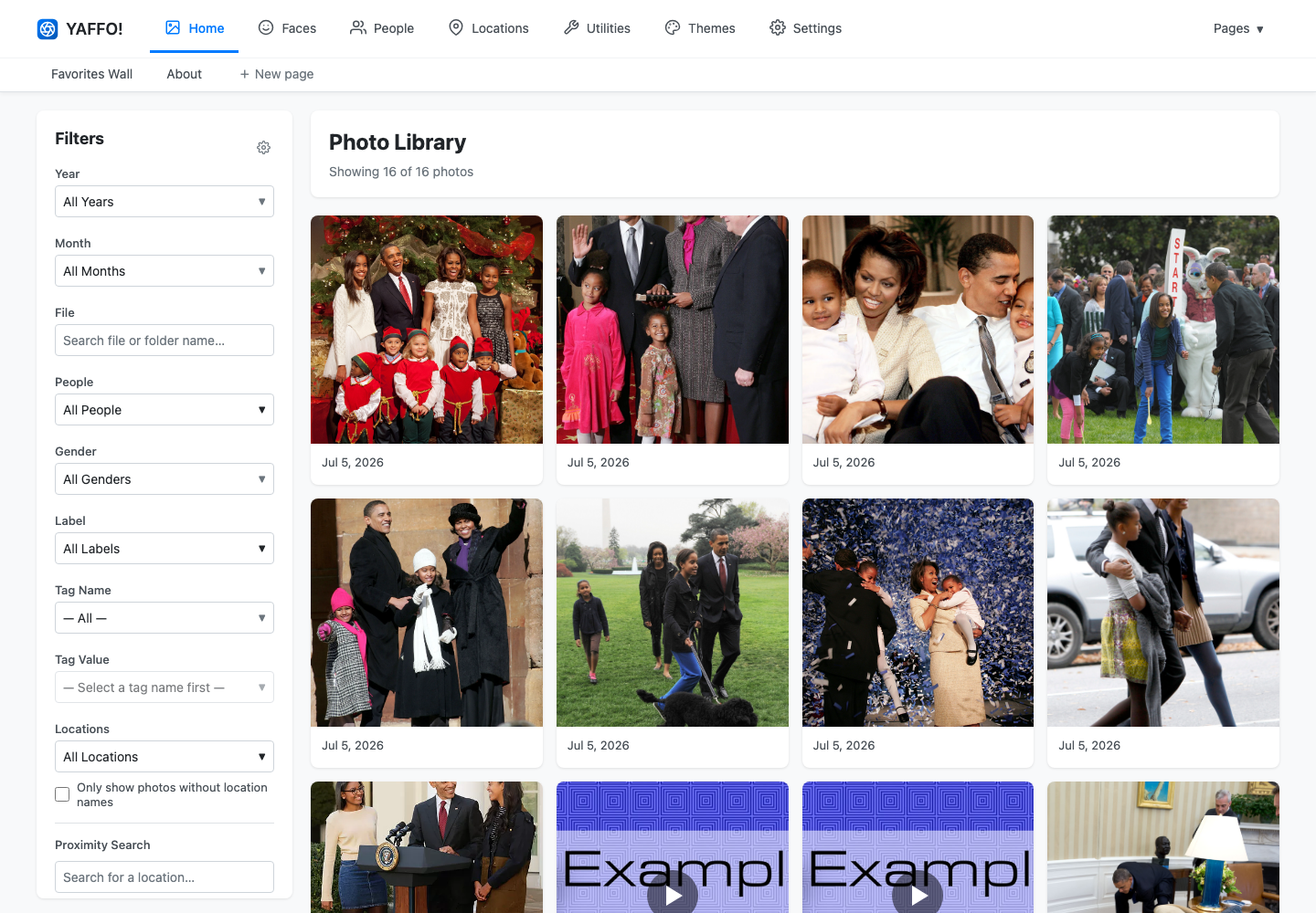 Photo library