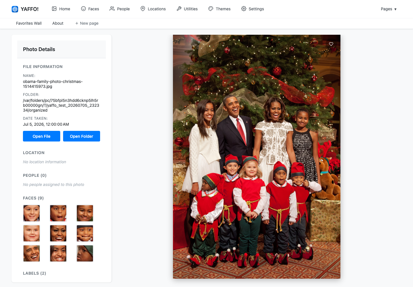 Media detail page